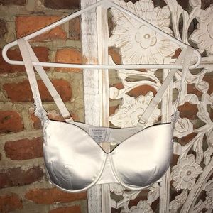 Thirdlove white satin bra 36E(DD)